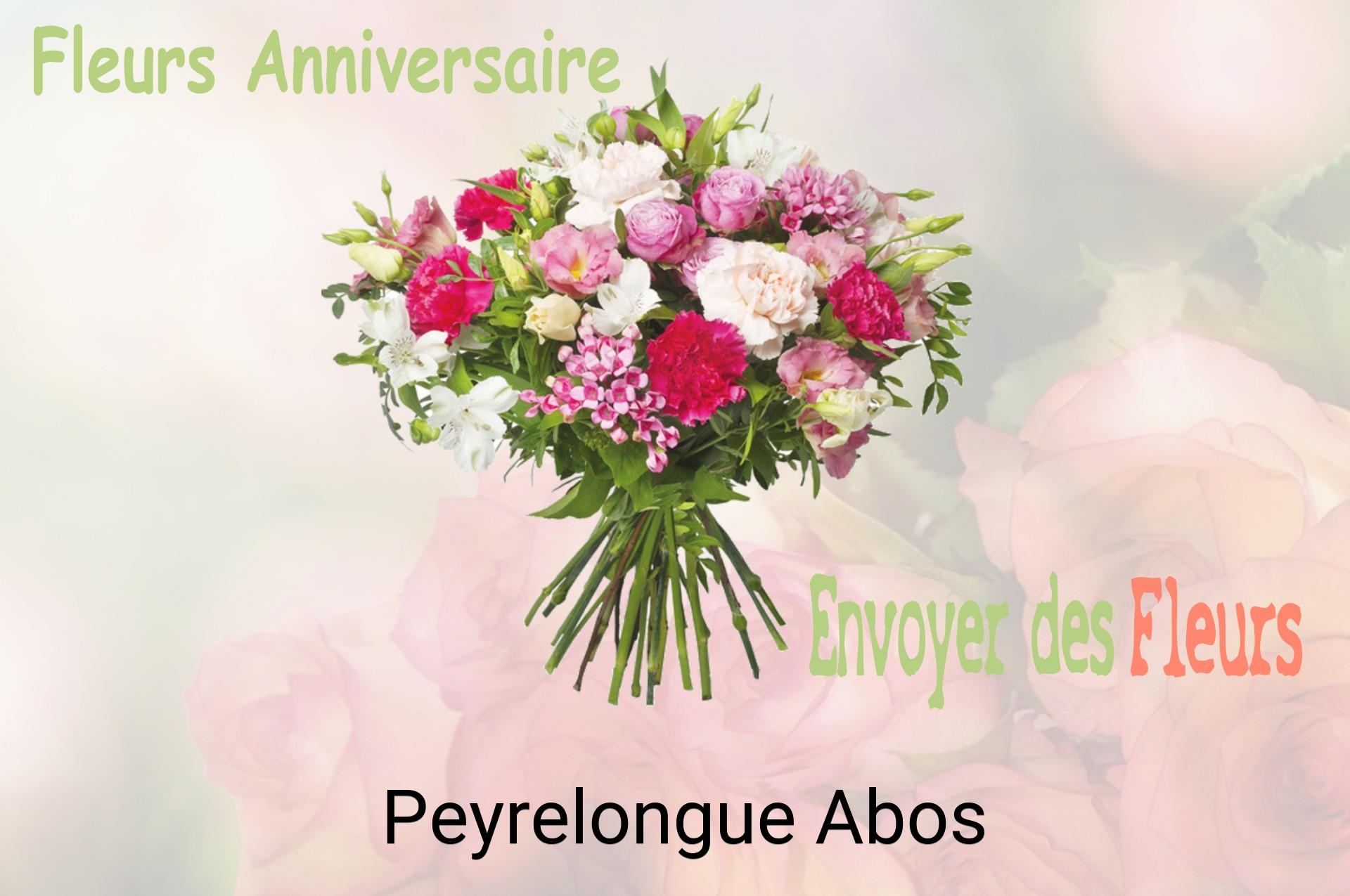 Bouquet de fleurs d’anniversaire livré à Peyrelongue-Abos