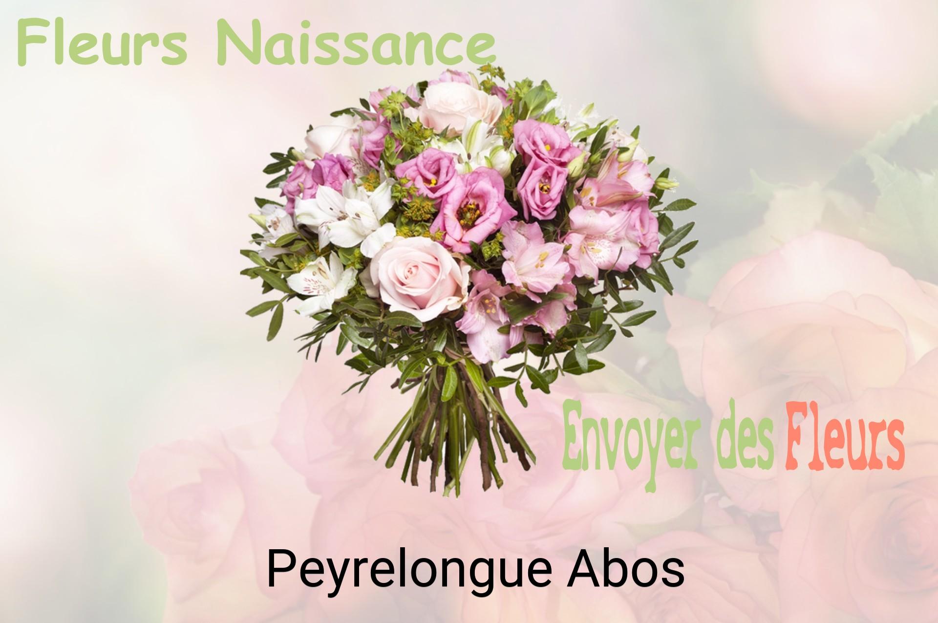 Bouquet de fleurs de naissance livré à Peyrelongue-Abos